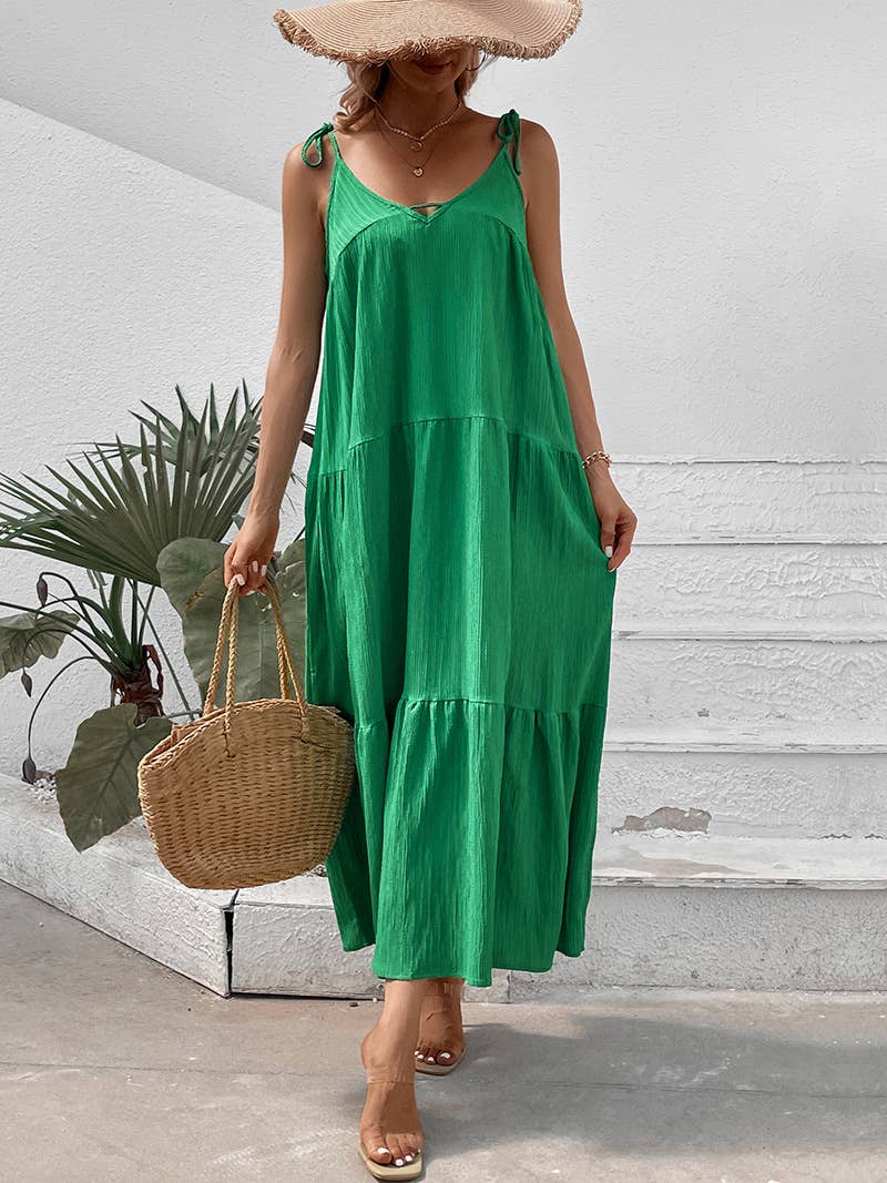 Loose waistband dress