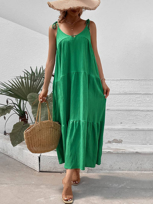 Loose waistband dress