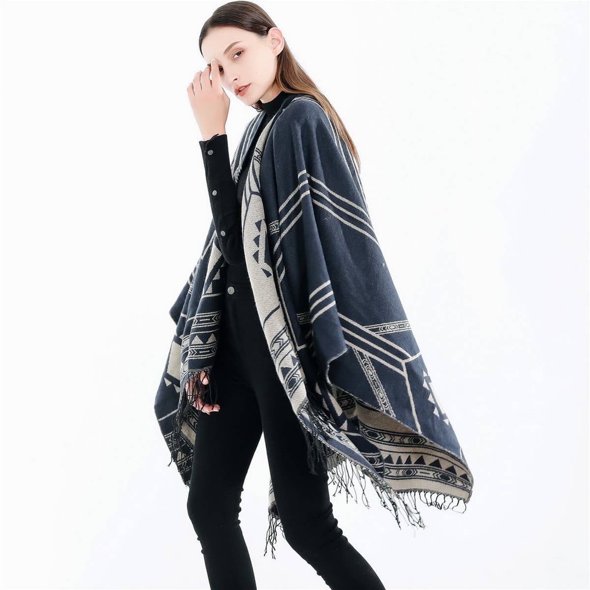 NEW FASHION WARM HIGH-END FAUX CASHMERE SHAWL
