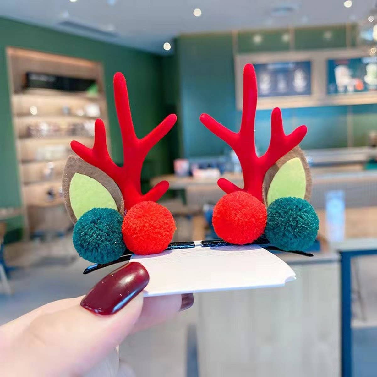 CHRISTMAS CUTE ELK HORN HAIRPIN HAIR ACCESSORIES