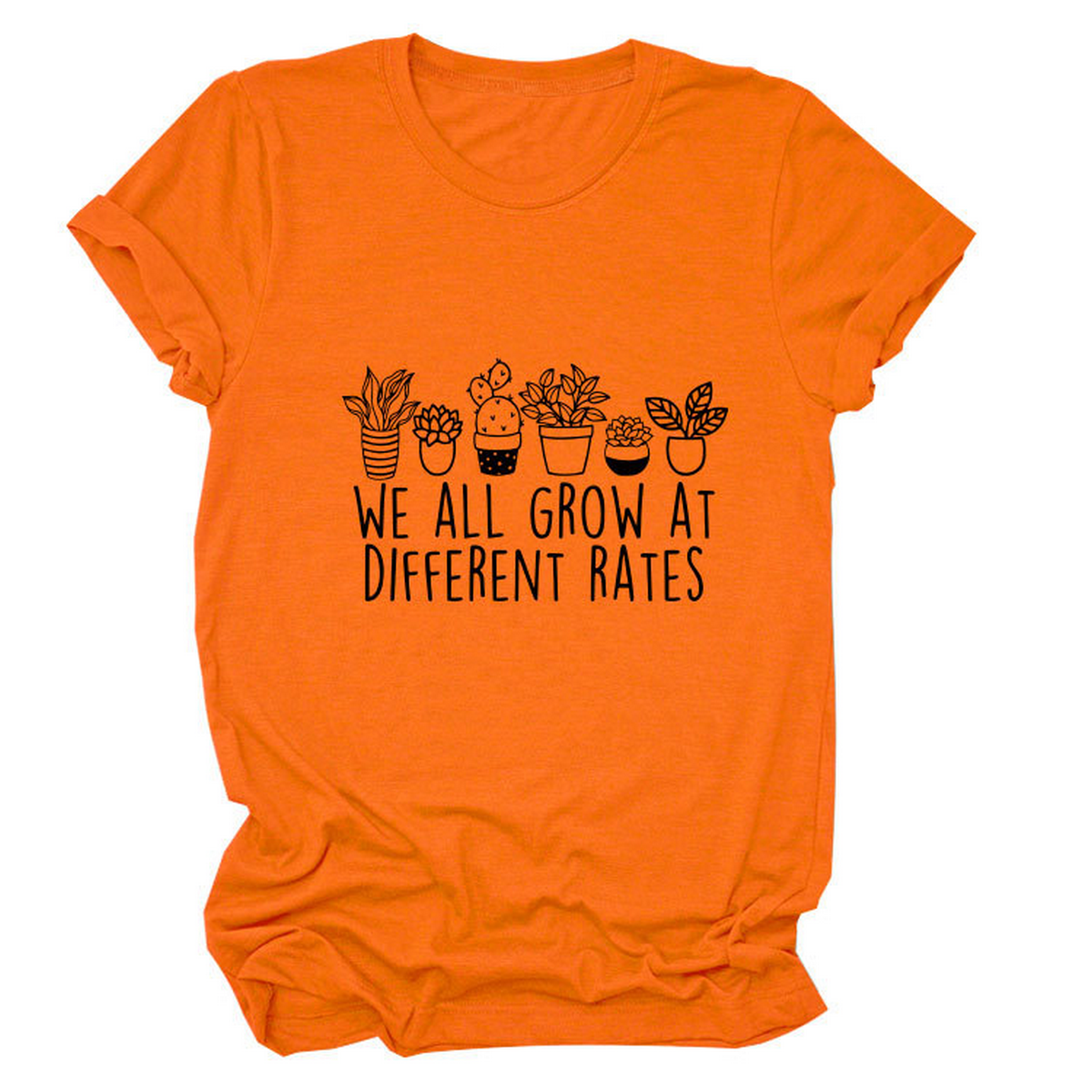 Printed Crew Neck Tee, We All Grow Graphic_CWTTS1493