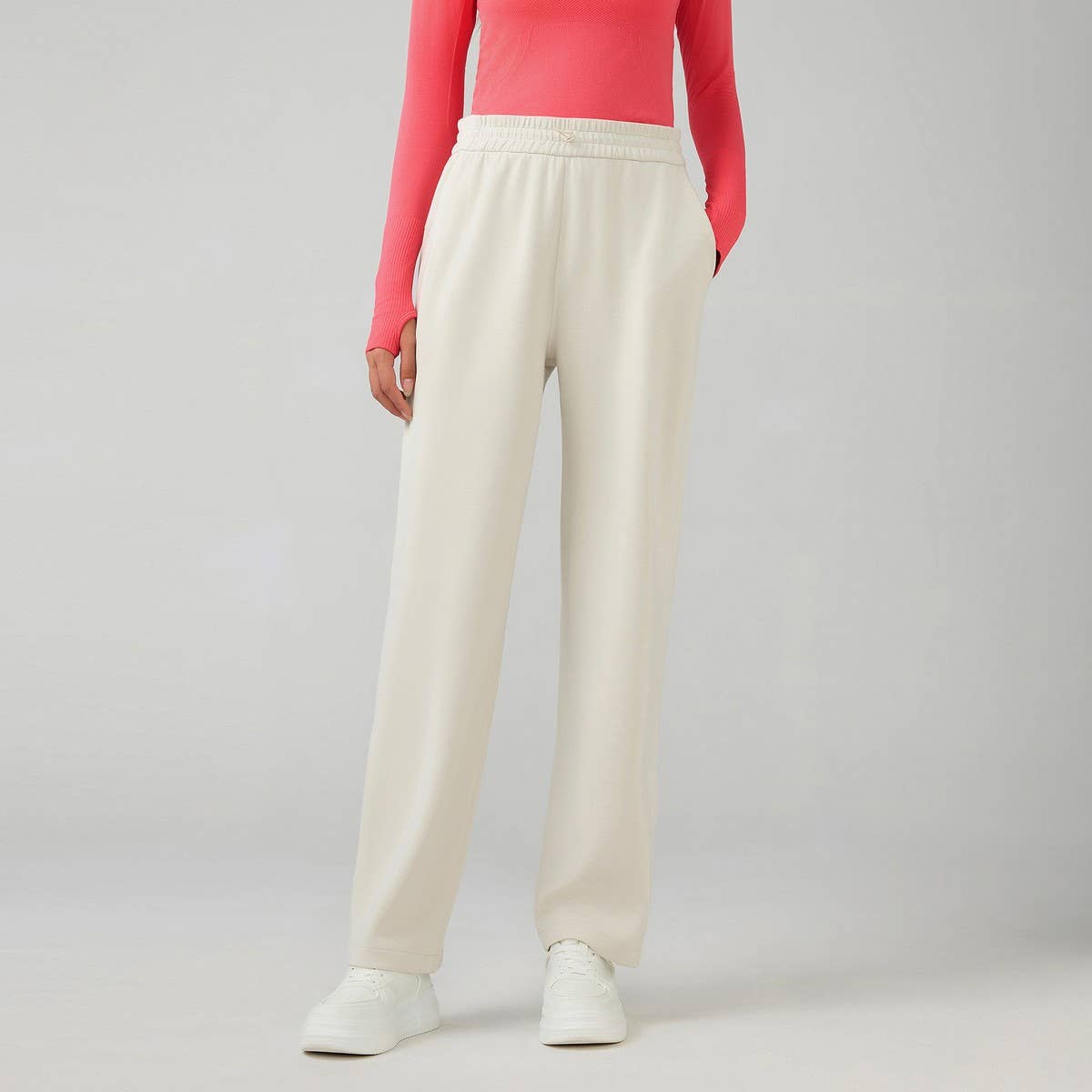 Women's Air Layer Wide-Leg Yoga Jogger Pants