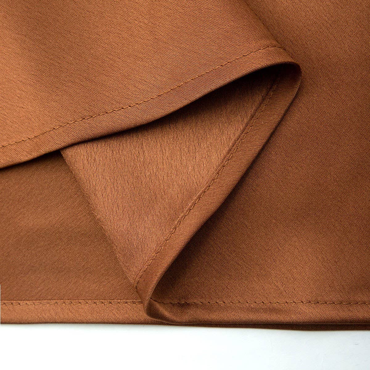 SATIN SKIRT HIGH WAIST ELASTIC SLIT LONG SKIRT