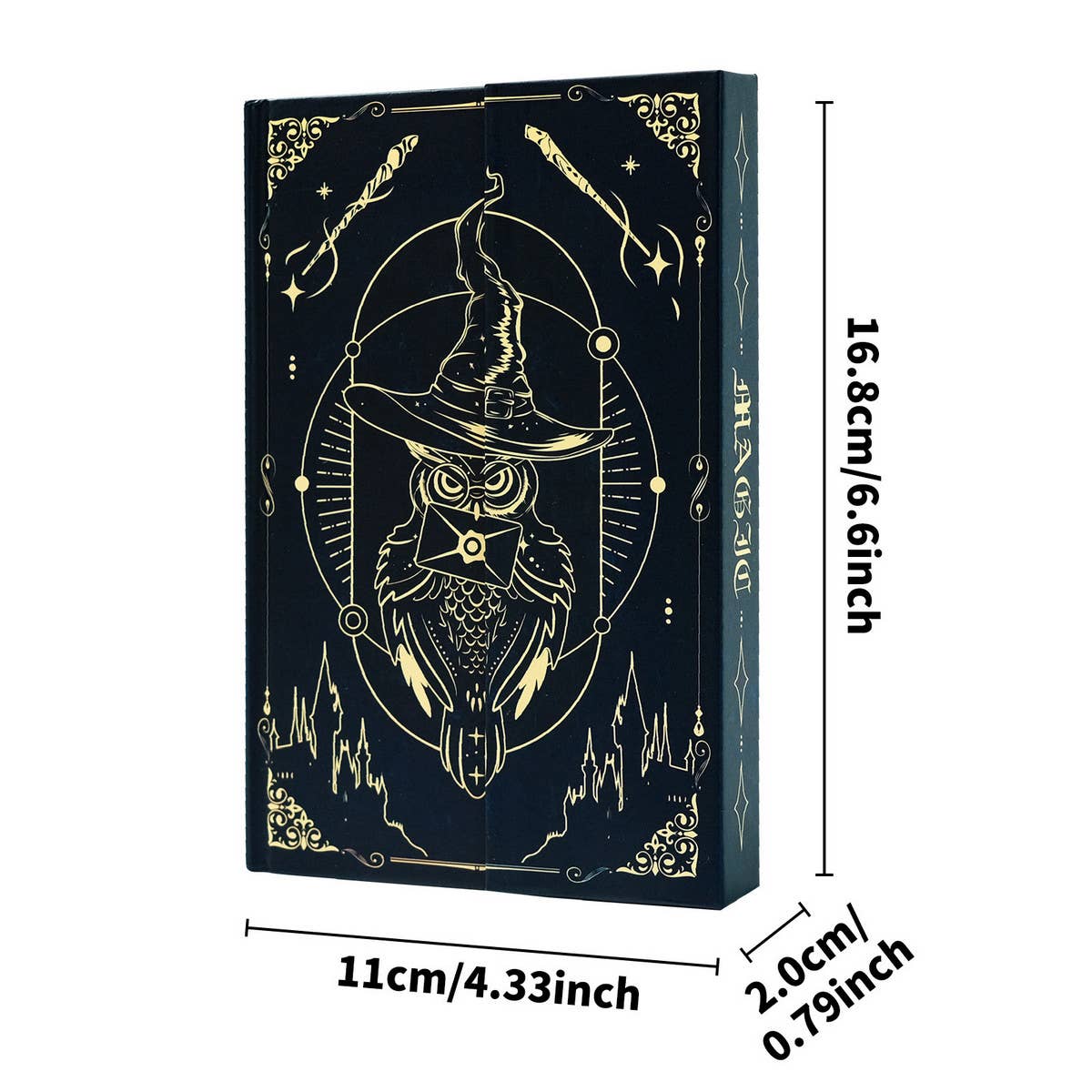 MAGIC OWL HARDCOVER PATTERN NOTEBOOK