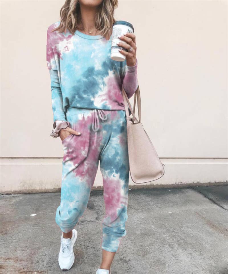 PRINTED HOME WEAR LONG SLEEVE SUIT FOR WOMEN