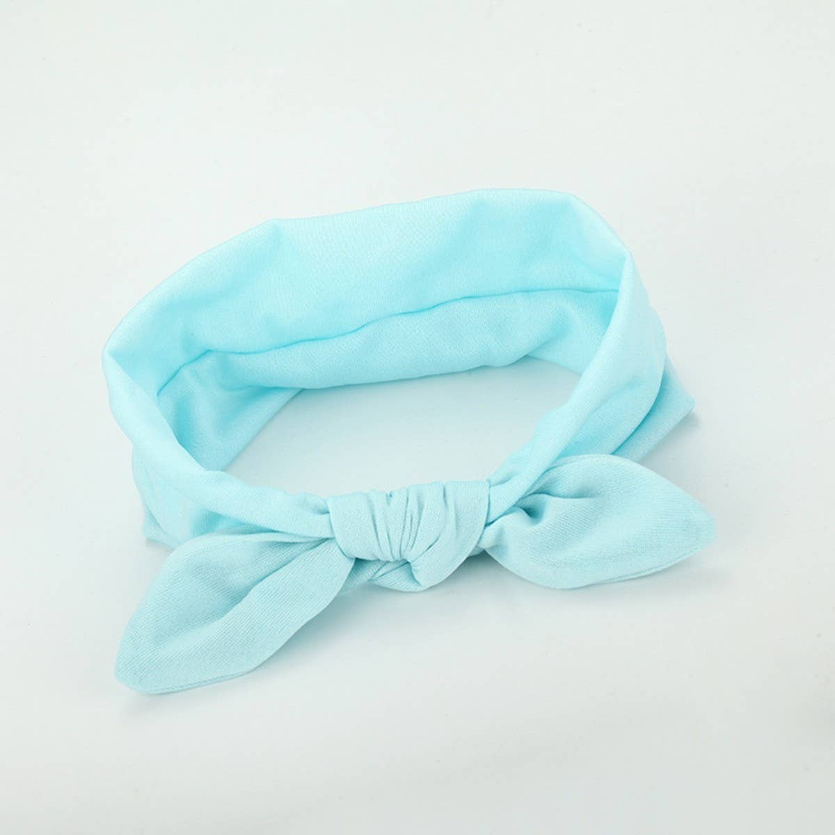 CWAHA6414_BOWKNOT FABRIC RABBIT EAR HEADBAND