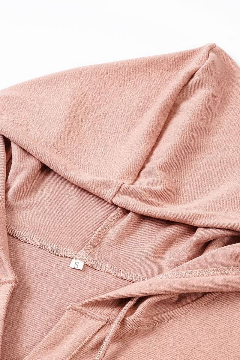 CWOHOL0615_CASUAL LOOSE SOLID COLOR HOODIE SWEATSHIRT