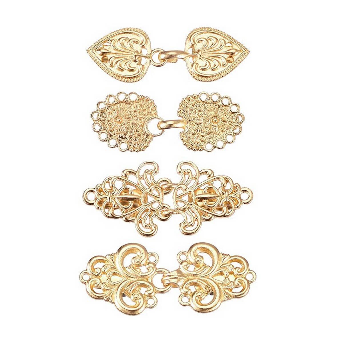NEW CHINESE RETRO ALLOY SHAWL CLIP CREATIVE HOLLOW