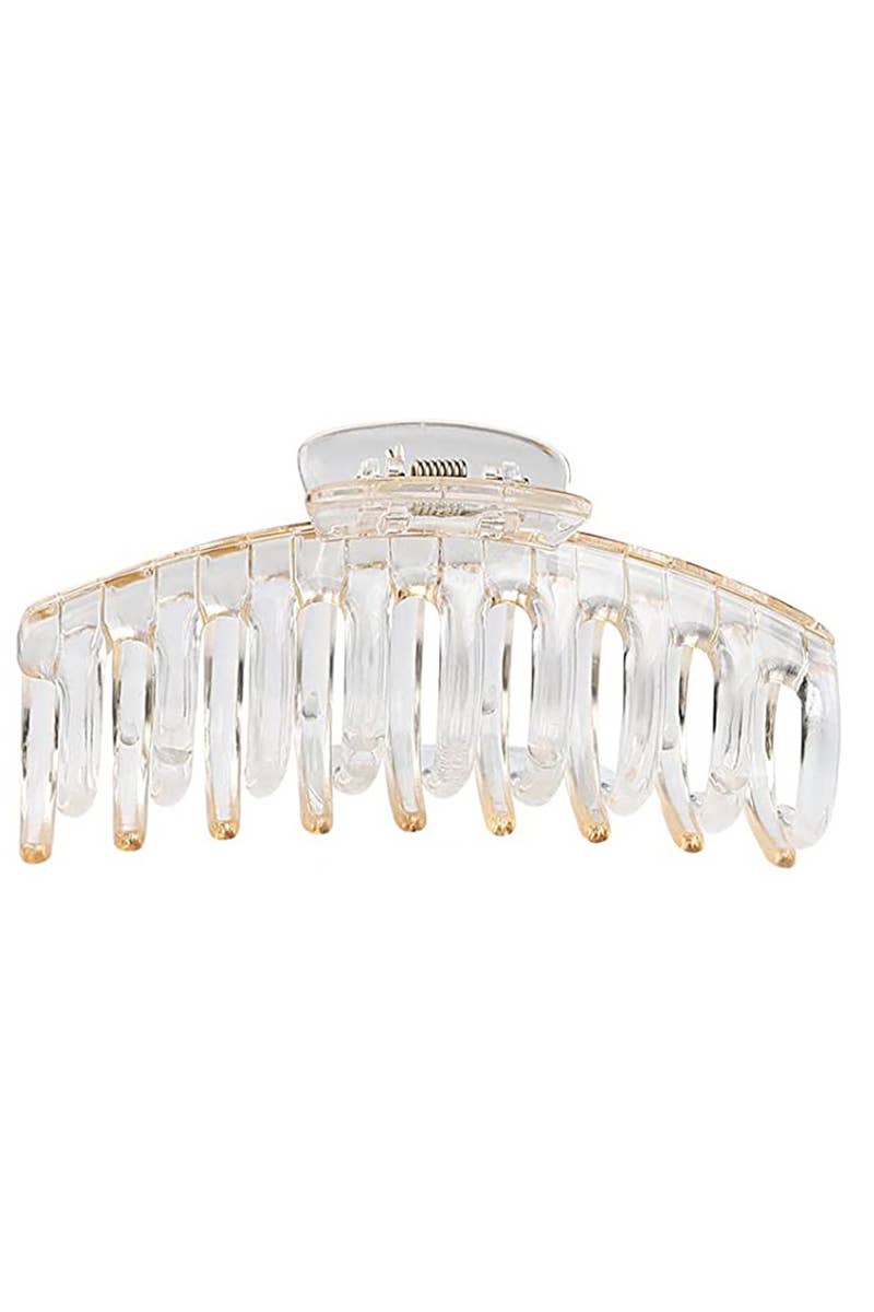 4.3" Matte PS Plastic Hair Claw Clip, Strong Hold_CWAHA0090