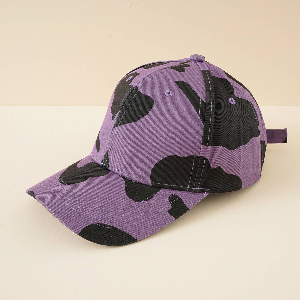 Cow pattern baseball cap, fashionable and casual CWAH1386