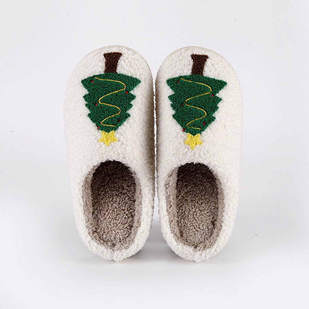 CHRISTMAS TREE WARMTH WINTER COTTON SLIPPERS