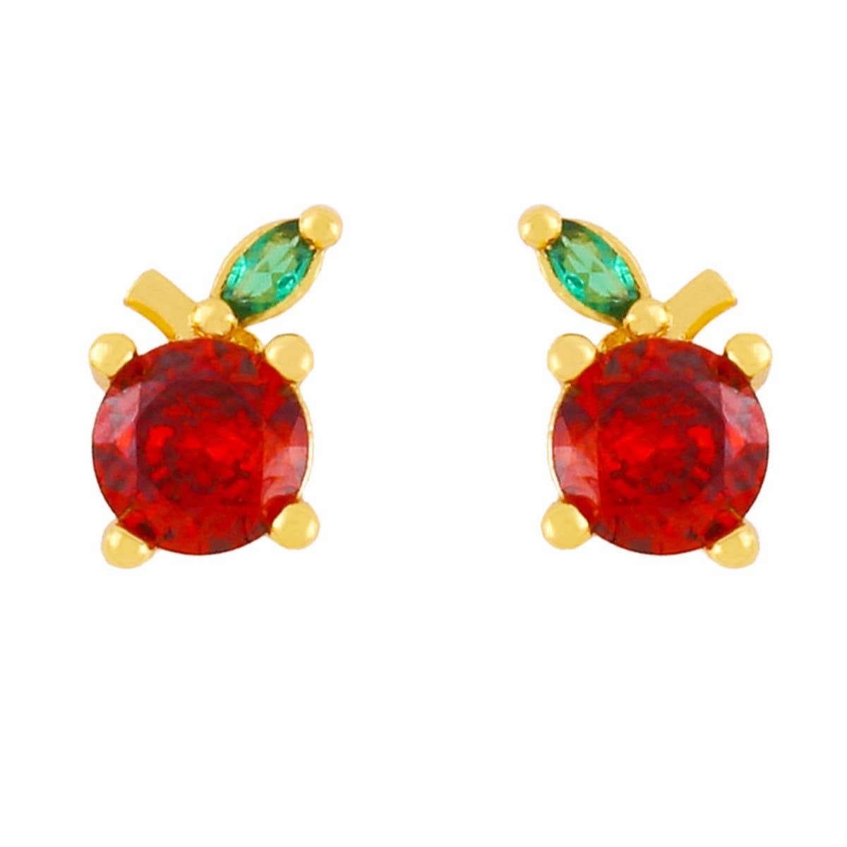 FRUIT STUDDED DIAMOND EARRINGS