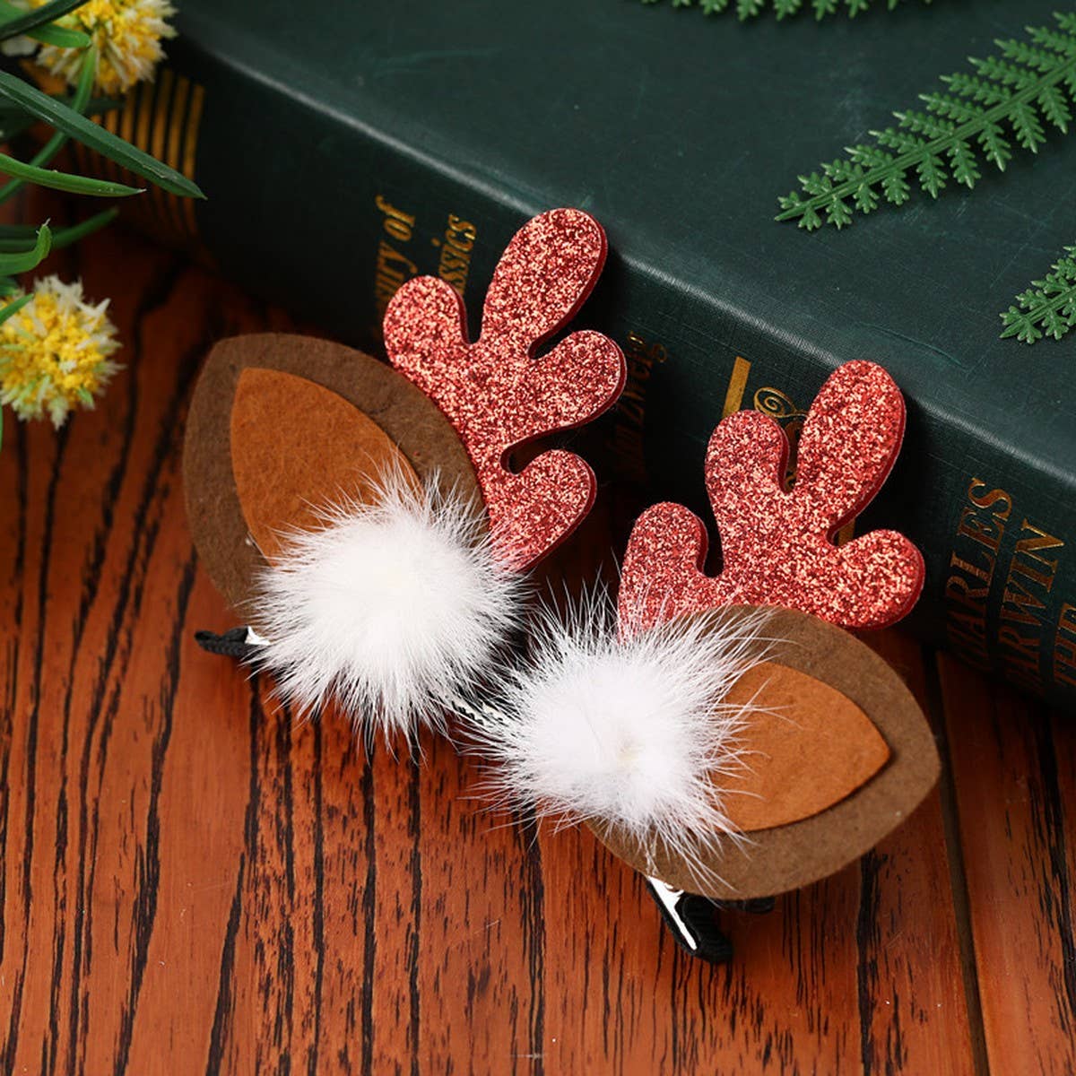 CHRISTMAS CUTE ELK ANTLERS CHILDREN'S HAIRPIN