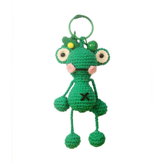 HAND KNITTED FUNNY CARTOON DOLL PENDANT