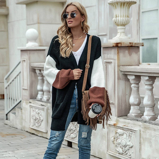 Patchwork Stylish Personality Sweater