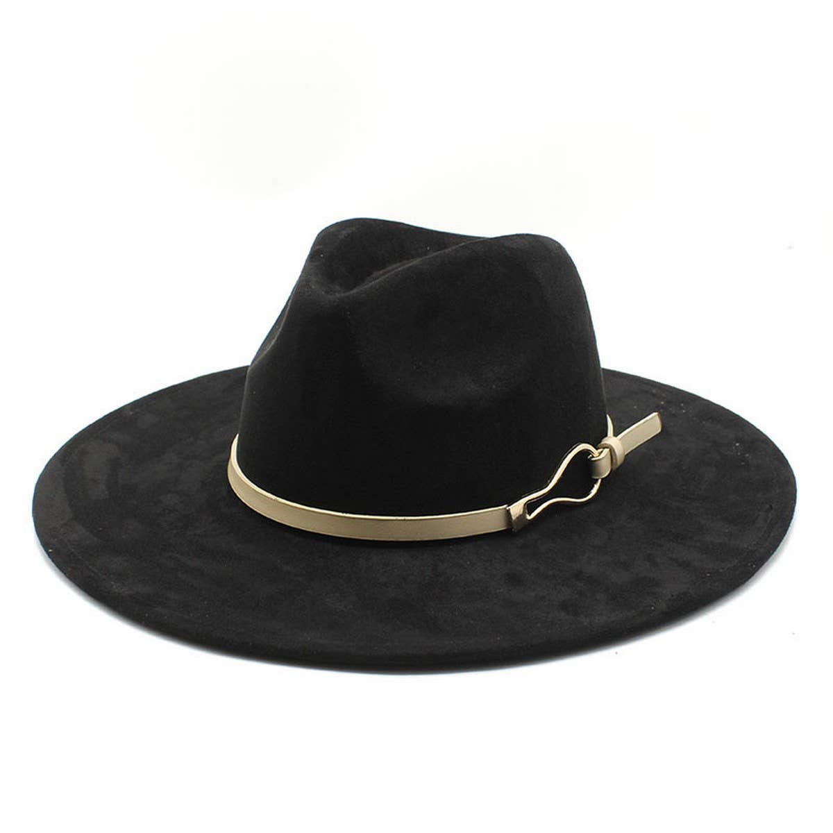 GOURD BUCKLE BELT SUEDE HAT KNIGHT HAT SUN HAT_CWAH2523