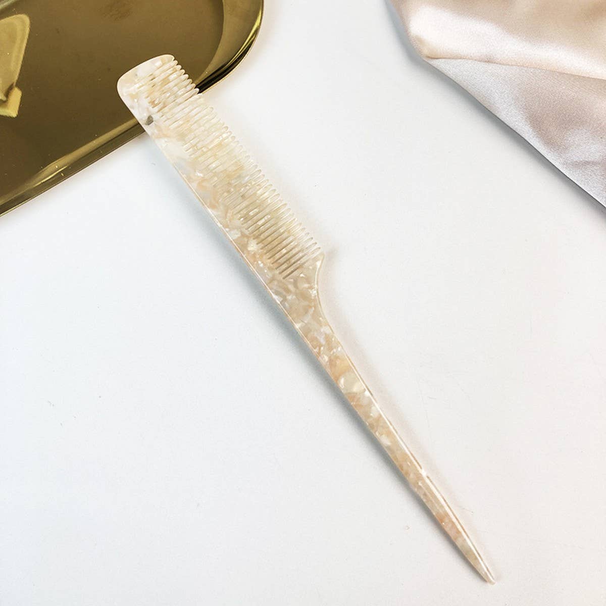 Acetate Anti-Static Tail Comb for Hair & Bangs_CWMM6438