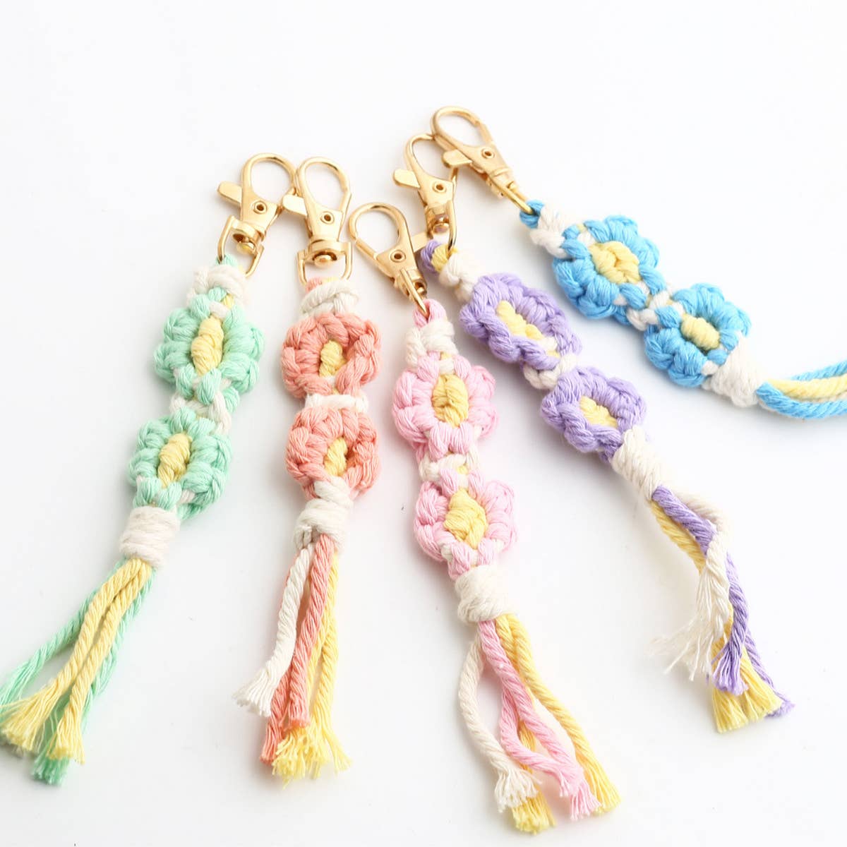 DIY HANDMADE TASSEL WOVEN KEYCHAIN