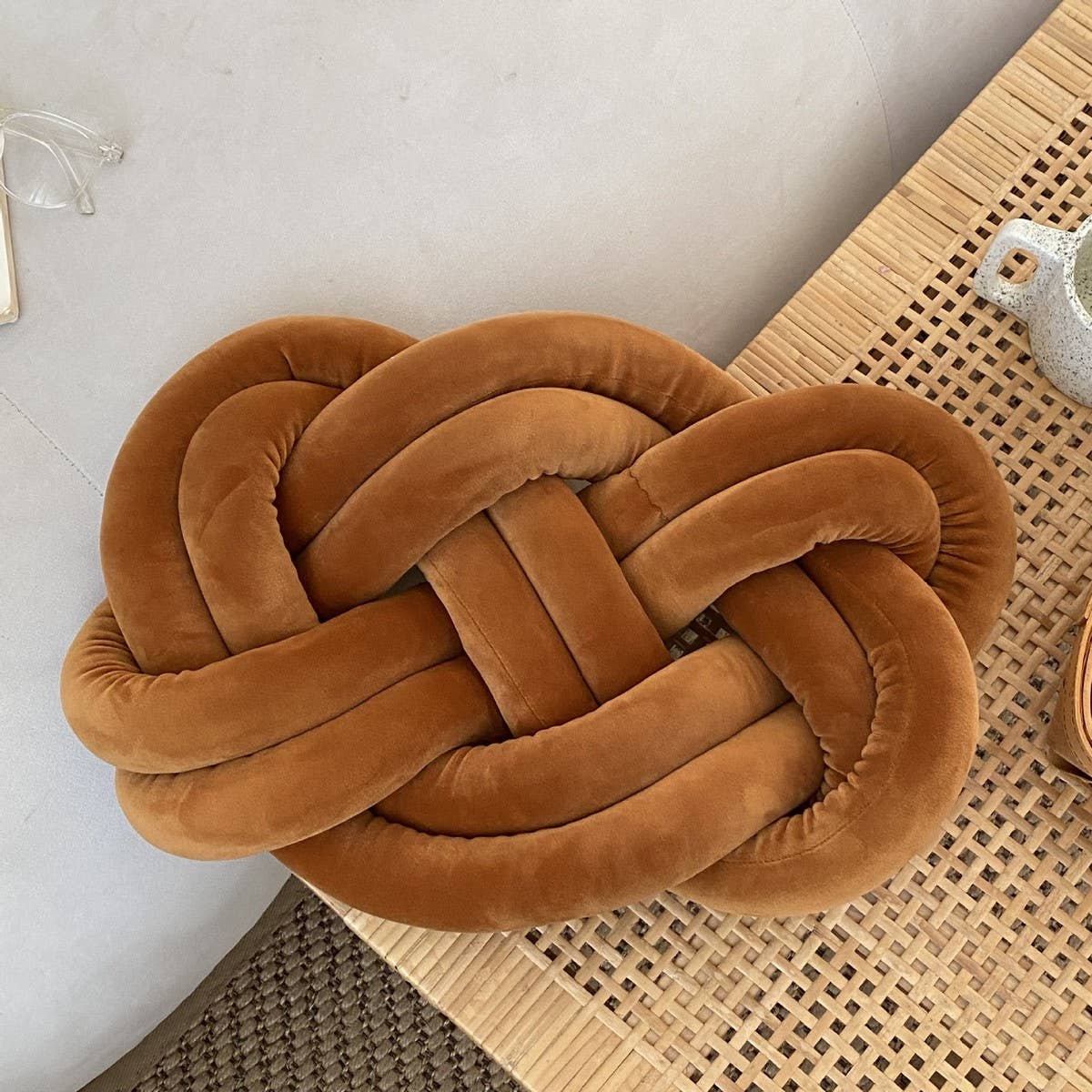 FRIED DOUGH TWISTS PLUSH PILLOW CUSHION