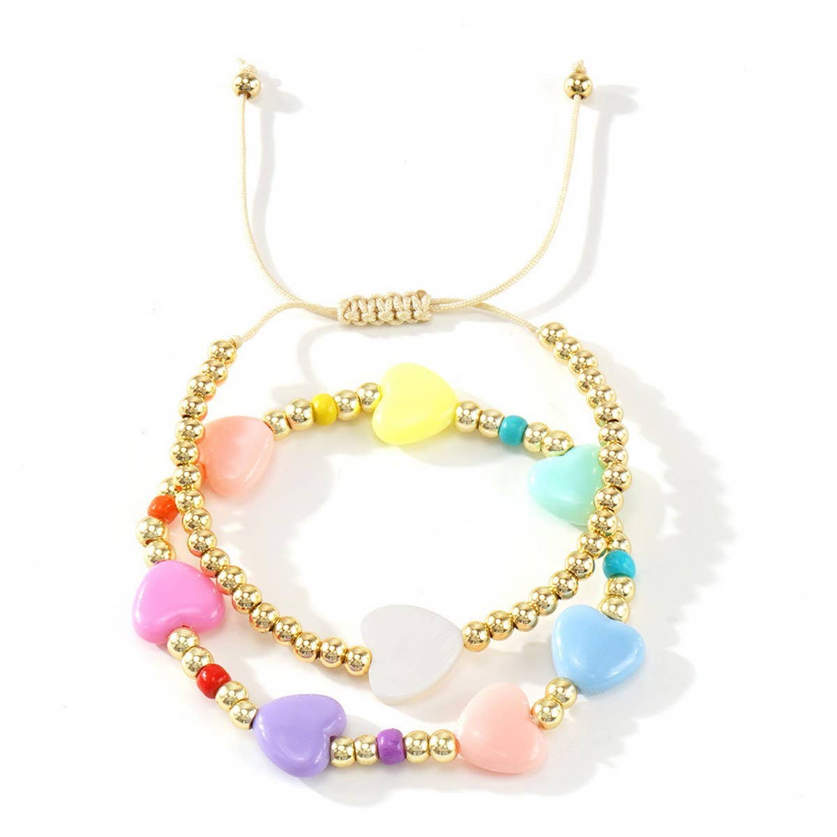 VALENTINE'S DAY HEART HAND-WOVEN BRACELET