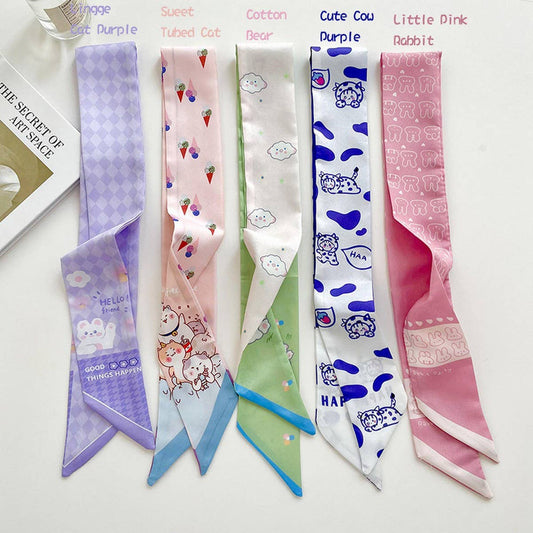 NARROW AND LONG BAG DECORATIVE RIBBONS
