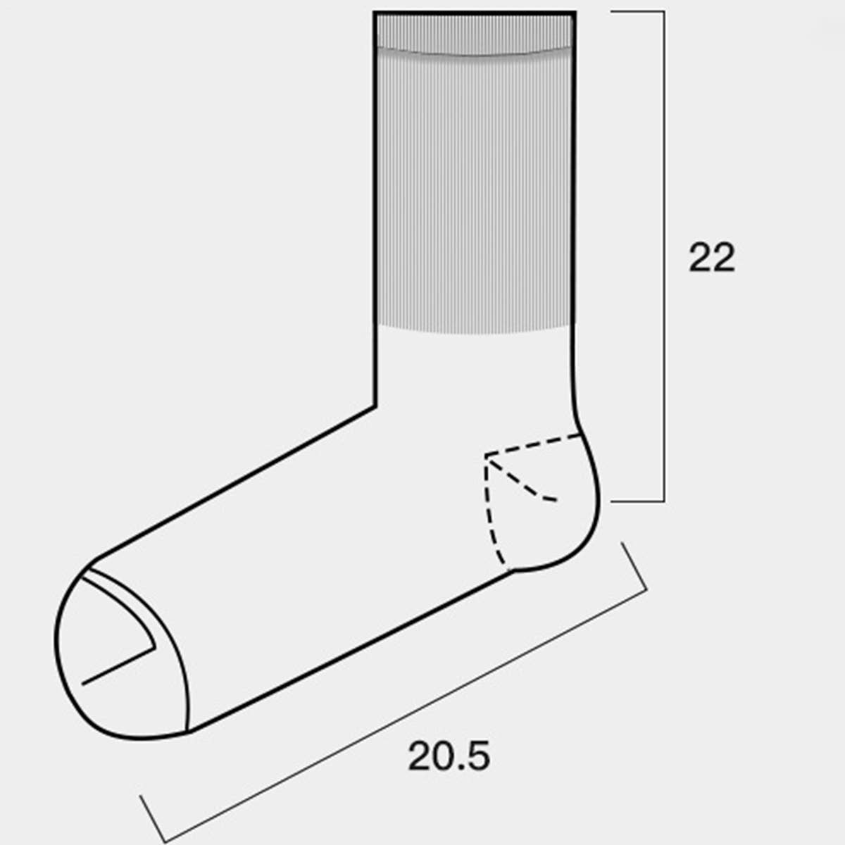 FASHION TIE-DYED CHECKERED SOCKS_CWMS0265