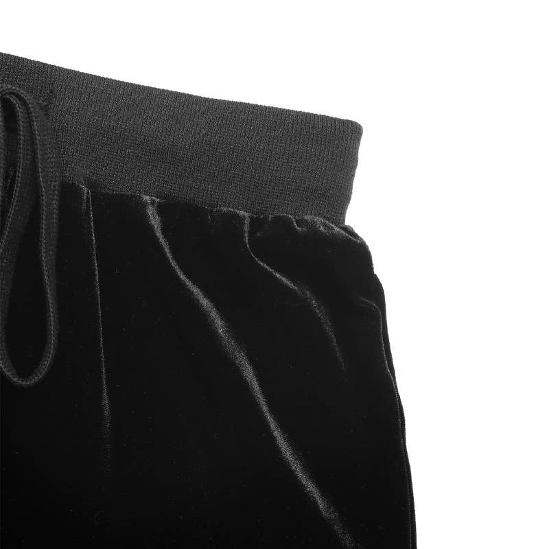 Spicy girl velvet slightly sagging long pants