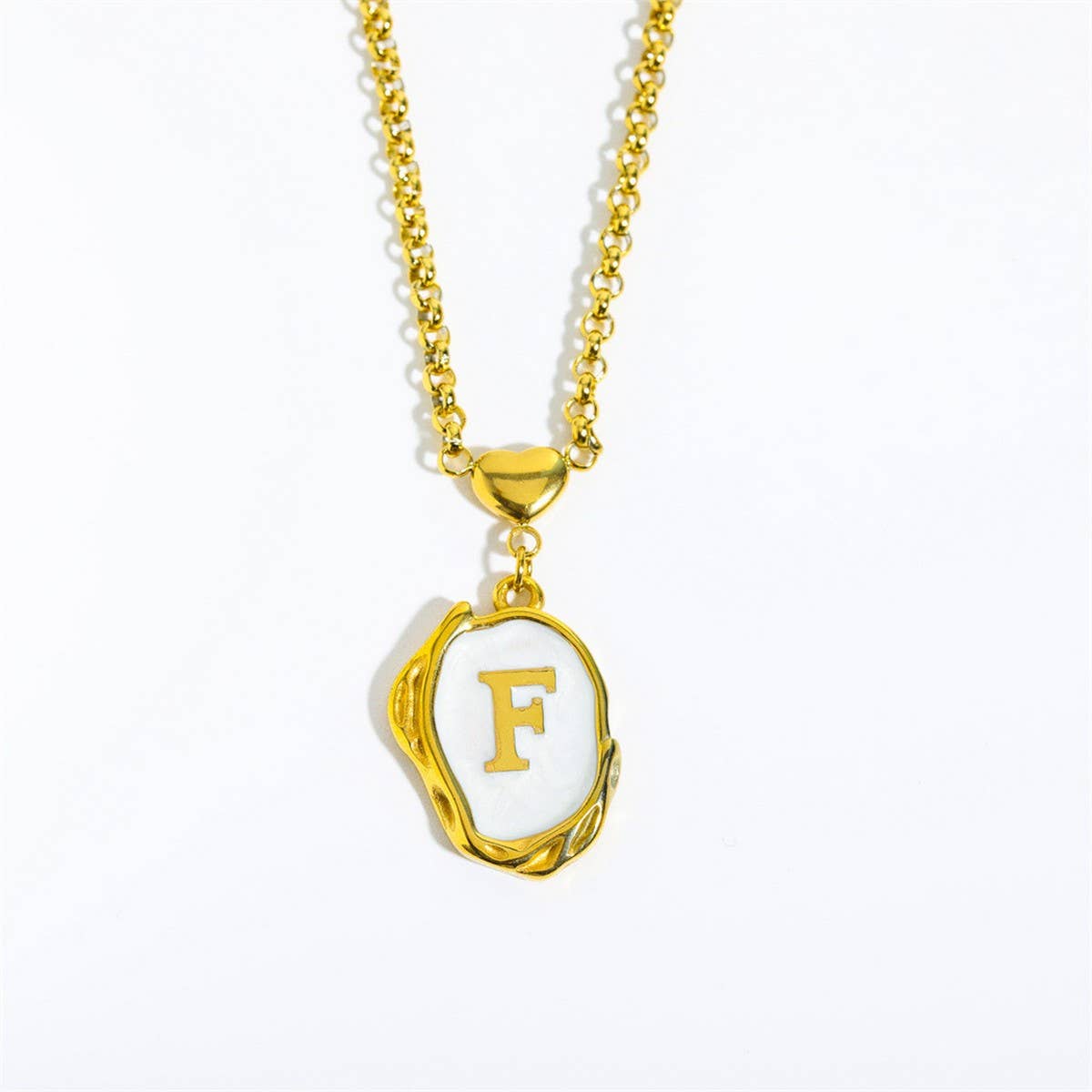 NEW 26 LETTERS OIL DROP THREE-DIMENSIONAL NECKLACE