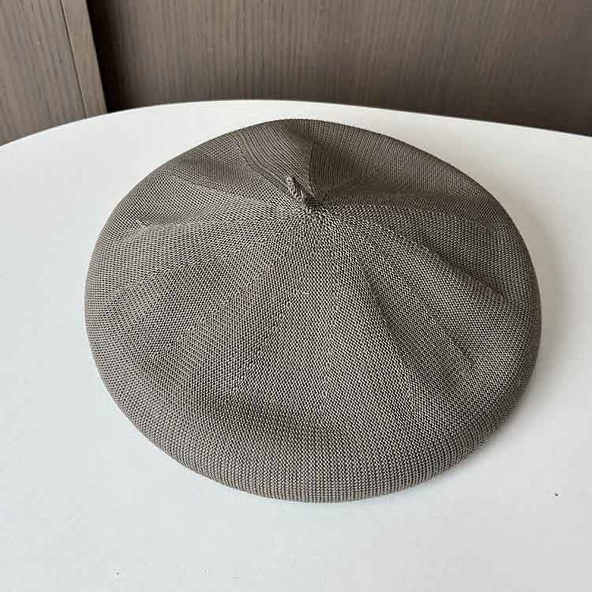 KNITTED ICE SILK BREATHABLE SOLID COLOR BERET_CWAB2901