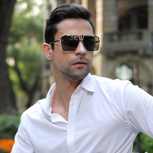 LARGE FRAME SUNGLASSES SQUARE FRAME SUNGLASSES