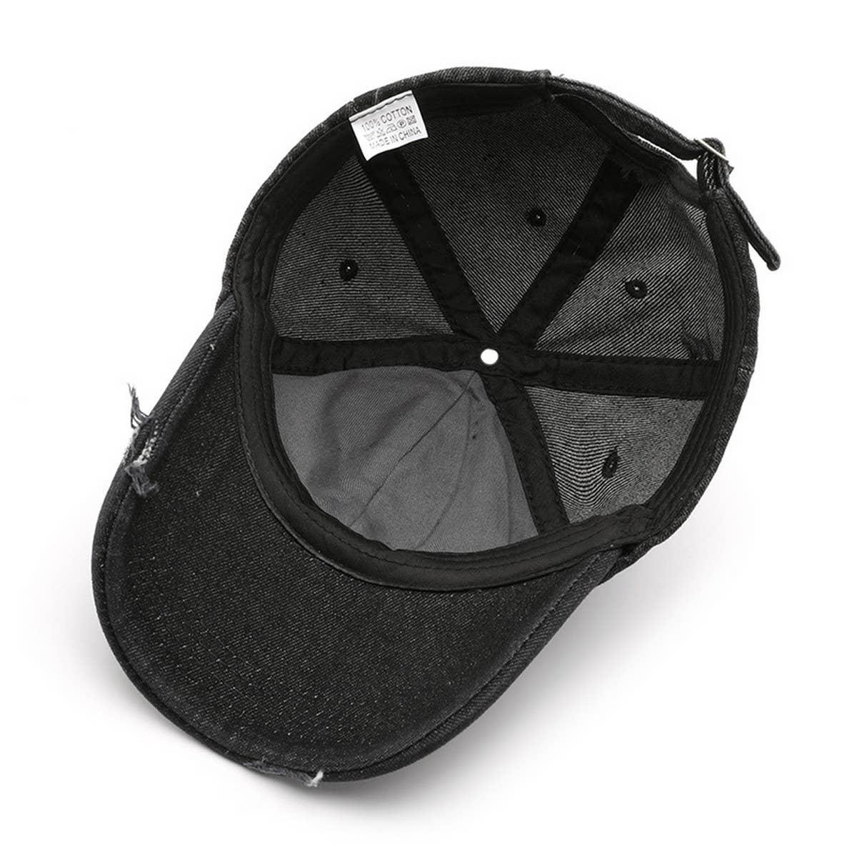 CWAH3218_RETRO HOLE TRAVEL WARM SUN VISOR BASEBALL CAP