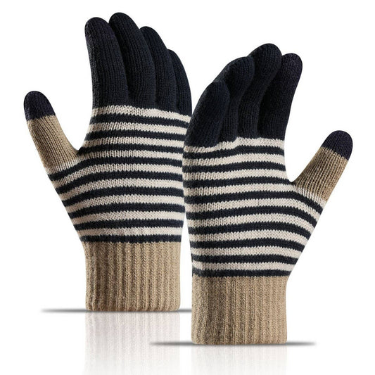 DOUBLE-LAYER WARM TOUCH SCREEN GLOVES