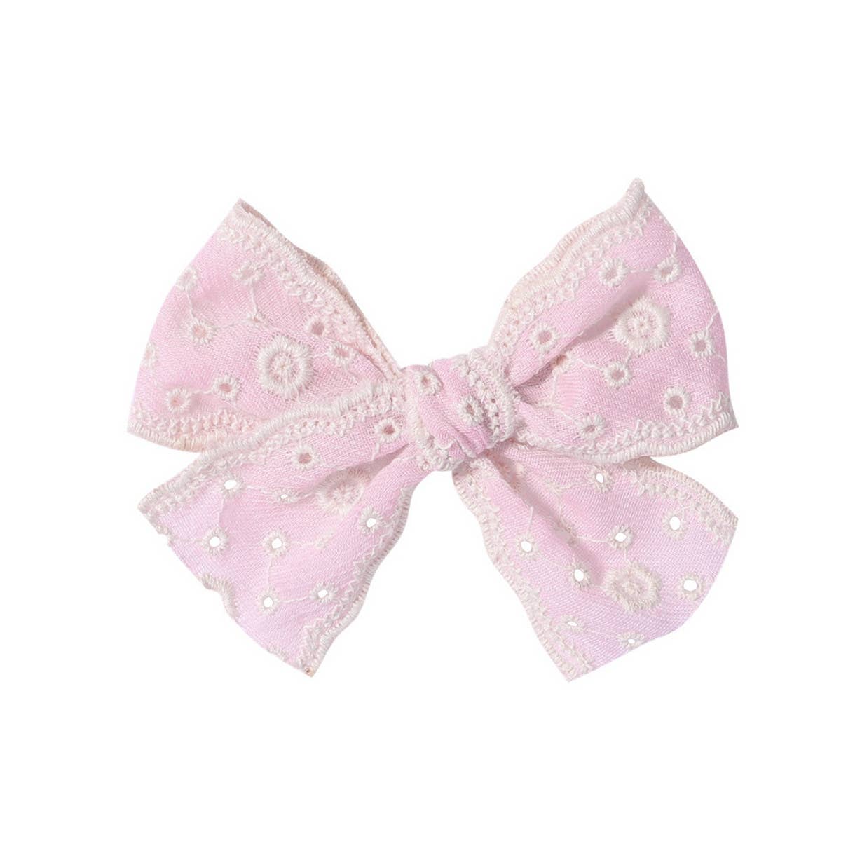 2024 NEW CHILDREN'S SOLID COLOR LACE BOW HAIRPIN_CWAHA2397