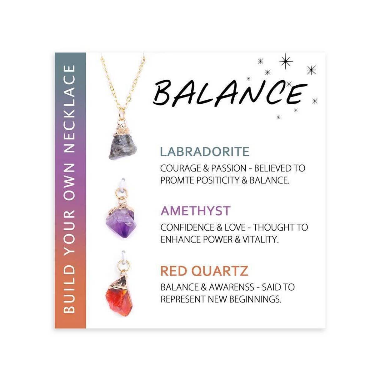 IRREGULAR NATURAL STONE NECKLACE SET