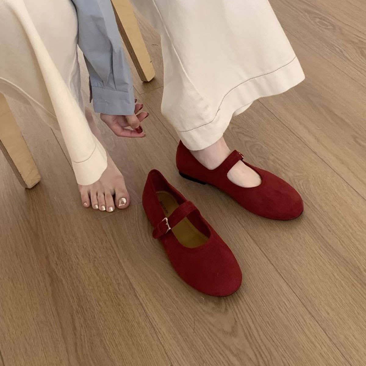 Vintage Flat Mary Jane Soft Sole Shoes