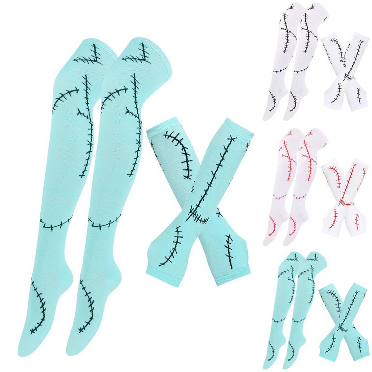 CWMM10072_SOCKS SET ? HALLOWEEN COSTUME ACCESSORIES