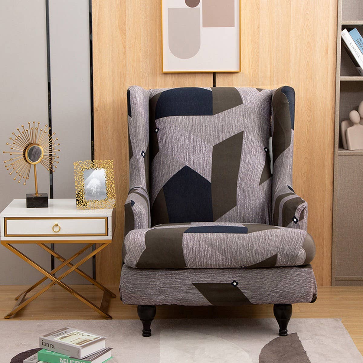 American Tiger Chair Cover, Stretch Full Wrap_CWMM8316