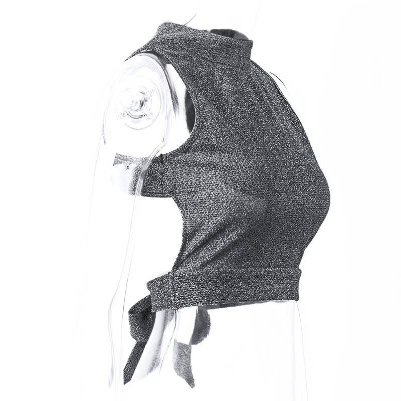 Backless straps, off-the-shoulder slimming vest