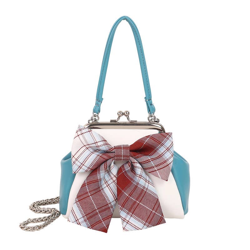 Bow tie stylish versatile clip-on crossbody bag