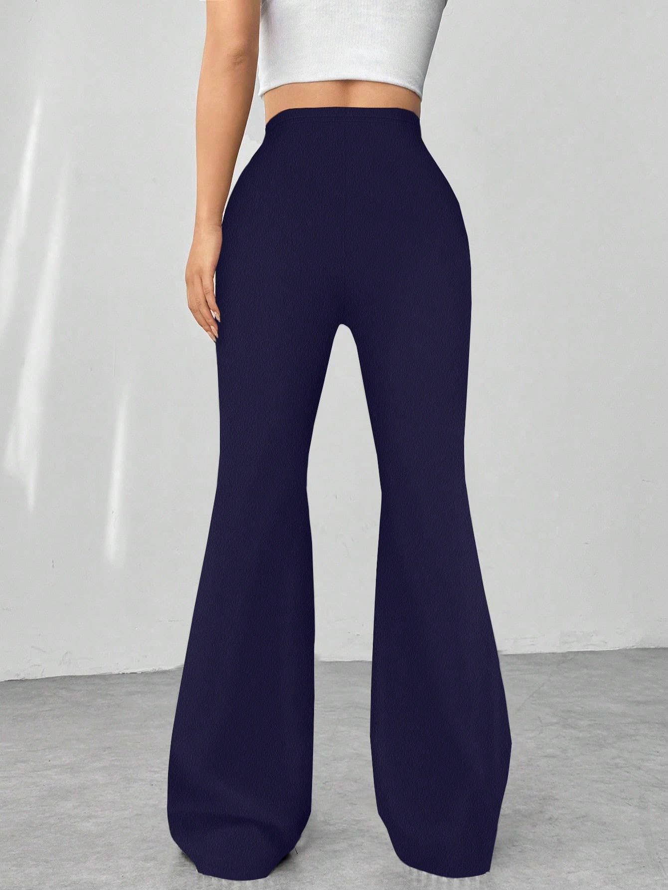 Thousand-bird high-waist slim-fit mini-pant