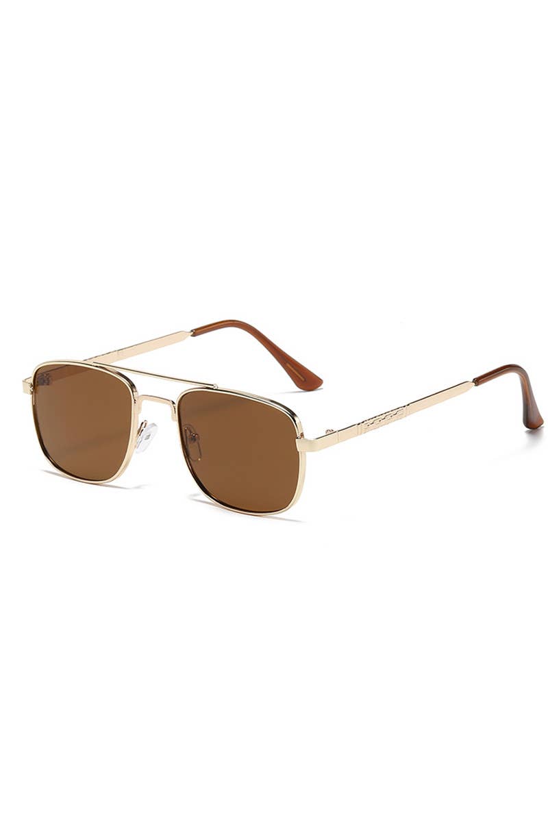 FLAT TOP FRAME SQUARE SUNGLASSES