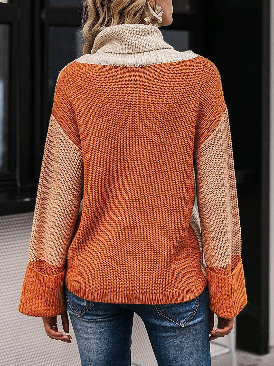 TURTLENECK LONG-SLEEVED SWEATER PULLOVER SWEATER