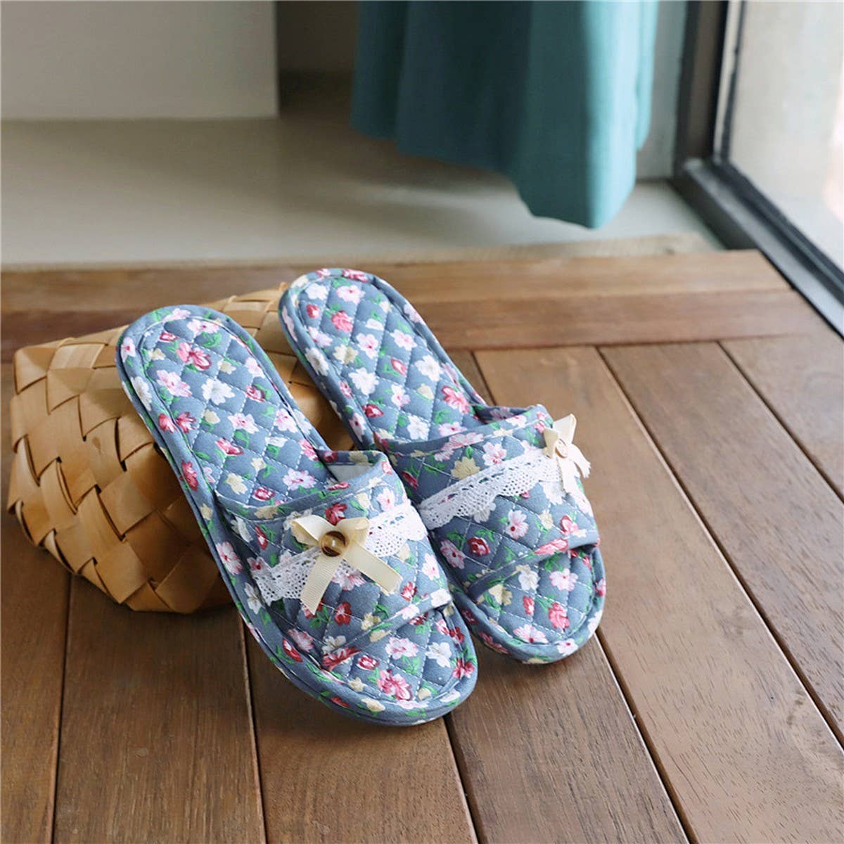 Linen Indoor Slippers for Home & Couple Wear