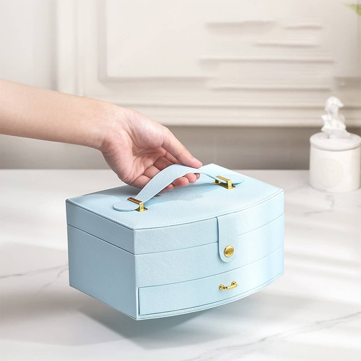 LARGE CAPACITY FLIP-TOP JEWELRY STORAGE BOX_CWAJE1535