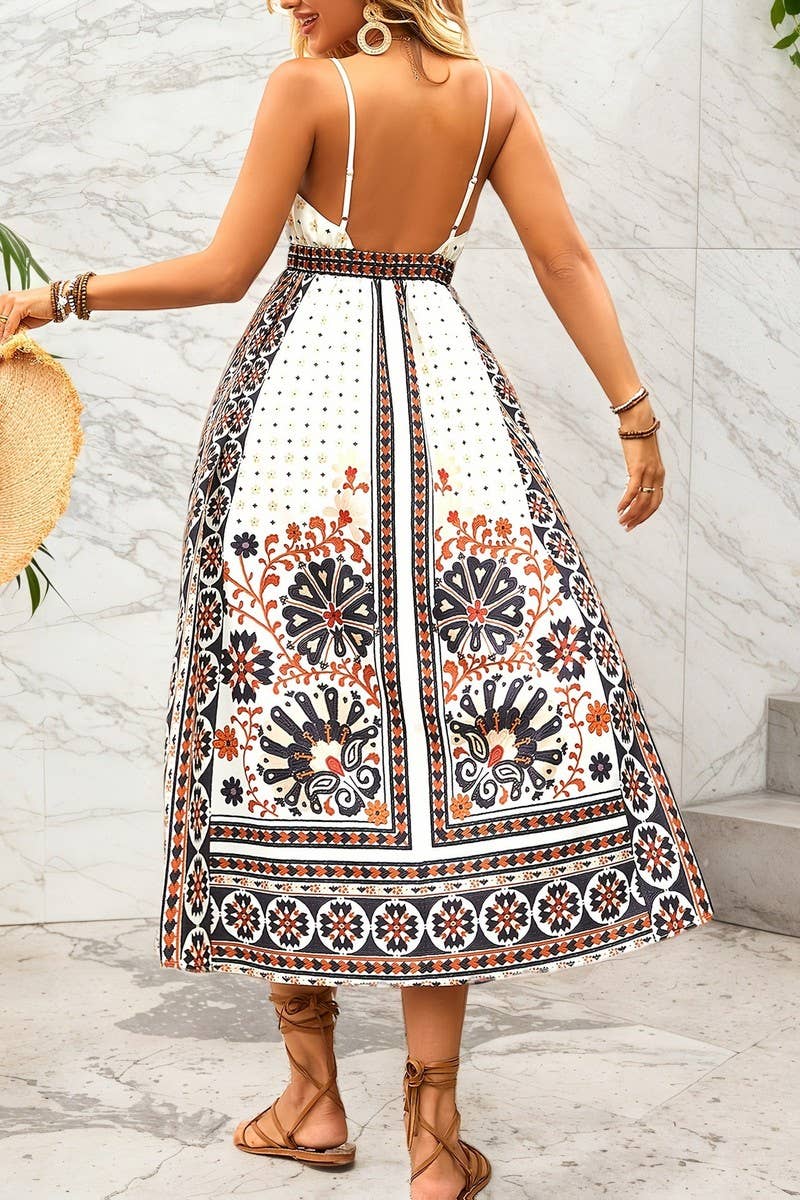 CWDMD6390_BOHO ETHNIC PRINT FASHION VACATION MAXI DRESS