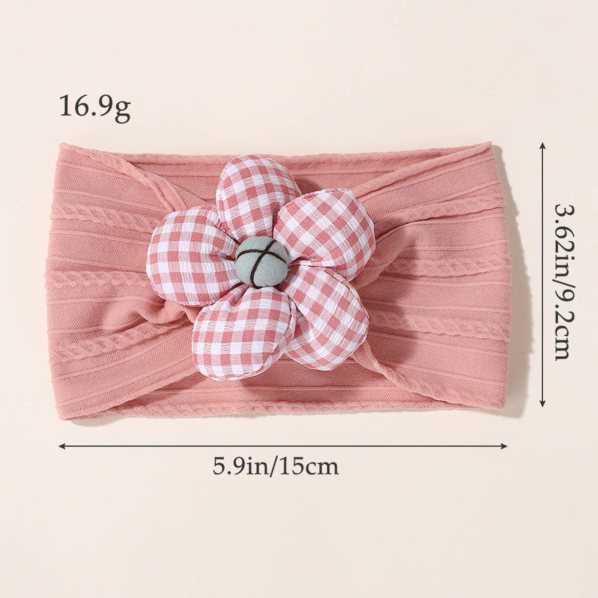 Soft Baby Headband with Flower ??Nylon Stretch_CWAHA6721