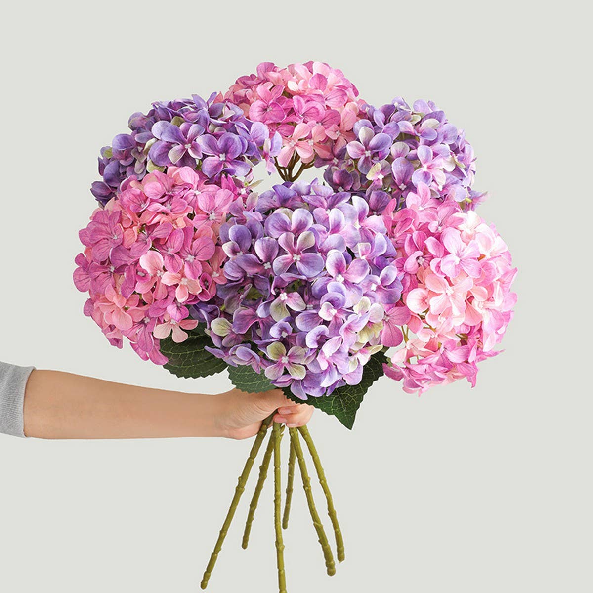 Single Stem 3D Artificial Hydrangea for Decor_CWMM6506