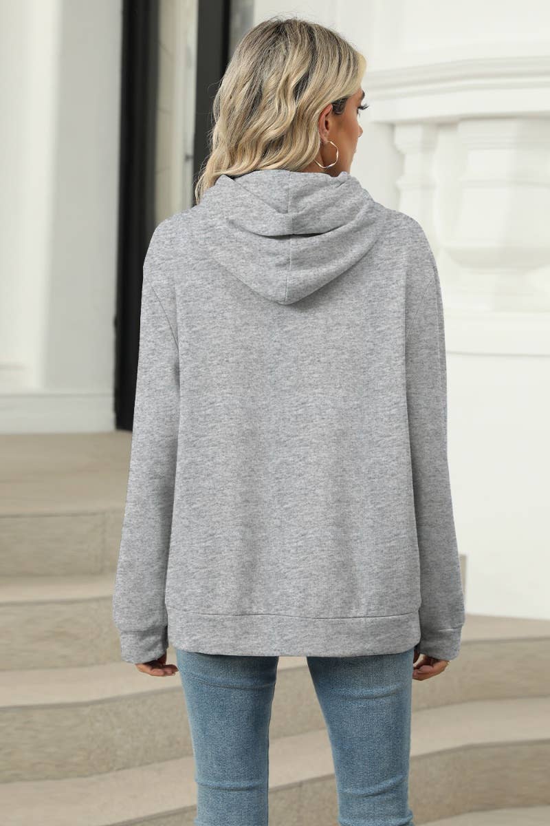 CWOHOL1028_SOLID COLOR HOODED POCKET LONG-SLEEVED HOODIE