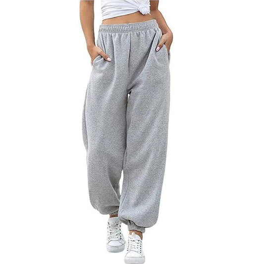 FASHION HIGH-WAISTED CASUAL SPORTS SWEATPANTS