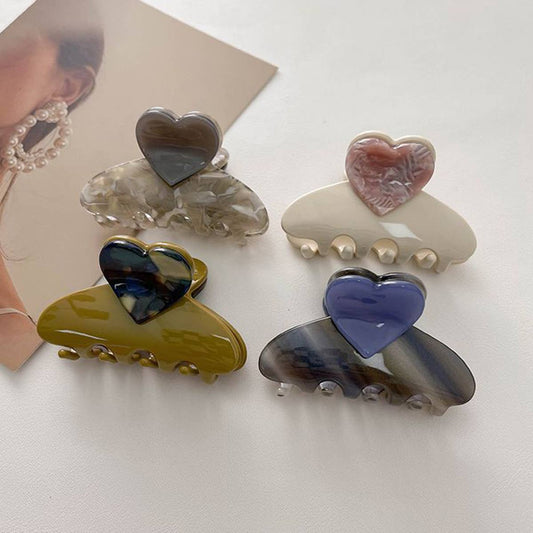 LOVE HEART ELEGANT TEMPERAMENT HAIRPIN